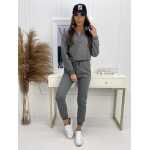 Damen Jogginganzug Freizeitanzug mit Hoodie, S M L XL