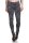 Damen Basic Leggings,  Zebra, Grau-Schwarz/S/36