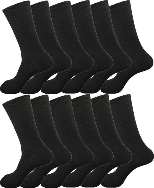12 Paar Herren Socken in klassischer Form Freizeit Anzug Business, 12 Paar/43-46