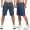 Herren 3/4 kurze-Hose Jeans Short Bermuda Capri; 32 34 36 38 40 42