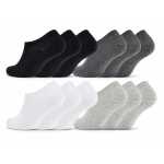 Sneaker-Socken 12 Paar Herren Damen Baumwolle Füßlinge Kurzsocken