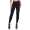 Damen Leggings Schwarz Lang Stretch Freizeit Fitness XS-2XL