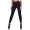 Damen Leggings Schwarz Lang Stretch Freizeit Fitness XS-2XL