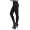 Damen Leggings Schwarz Lang Stretch Freizeit Fitness XS-2XL