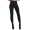 Damen Leggings Schwarz Lang Stretch Freizeit Fitness XS-2XL