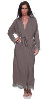 Damen langes Kimono Nachtmantel Seidenrobe Morgenmantel;...