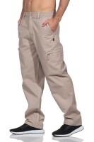 Herren Cargohose Cargo Hose Freizeithose;  Beige L/50
