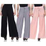 Damen Sommer Chiffon Hose Sommer Strandhose Lässig