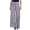Damen Sommer Chiffon Hose Sommer Strandhose Lässig Grau L/XL