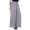 Damen Sommer Chiffon Hose Sommer Strandhose Lässig Grau L/XL