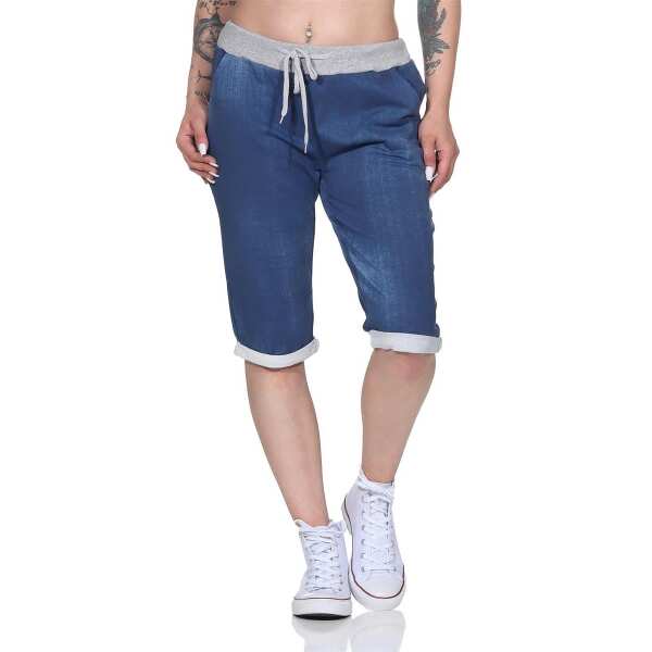 Damen Bermuda Shorts kurze Sommer Hose;  Muster 10 S/M/L