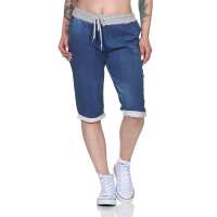 Damen Bermuda Shorts kurze Sommer Hose;  Muster 10 S/M/L