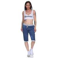 Damen Bermuda Shorts kurze Sommer Hose;  Muster 10 S/M/L