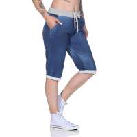 Damen Bermuda Shorts kurze Sommer Hose;  Muster 10 S/M/L