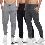 Herren Jogginghose Freizeithose mit Taschen Sport-Hose GYM,