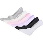 6 12 Paar Damen Füßlinge Ballerina Unsichtbare Sneaker Sport Socken mit Rutschfest Silikon,