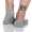 6 12 Paar Damen Füßlinge Ballerina Unsichtbare Sneaker Sport Socken mit Rutschfest Silikon,
