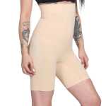 Damen Bauch-Weg-Effekt Formt Sofort Body Shaper Nahtlos Hohe Taille;  Beige-XL/XXL