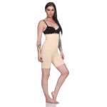 Damen Bauch-Weg-Effekt Formt Sofort Body Shaper Nahtlos Hohe Taille;  Beige-XL/XXL