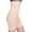 Damen Bauch-Weg-Effekt Formt Sofort Body Shaper Nahtlos Hohe Taille;  Beige-XL/XXL