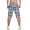 Herren 3/4  Kurze Hose Bermuda Shorts Karo Sommer,