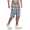 Herren 3/4  Kurze Hose Bermuda Shorts Karo Sommer,