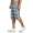 Herren 3/4  Kurze Hose Bermuda Shorts Karo Sommer,