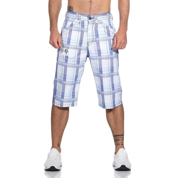 Herren 3/4  Kurze Hose Bermuda Shorts Karo Sommer /  Muster 2-29