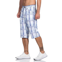 Herren 3/4  Kurze Hose Bermuda Shorts Karo Sommer /  Muster 2-29