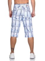 Herren 3/4  Kurze Hose Bermuda Shorts Karo Sommer /  Muster 2-32