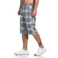 Herren 3/4  Kurze Hose Bermuda Shorts Karo Sommer /  Muster 3-32