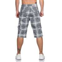 Herren 3/4  Kurze Hose Bermuda Shorts Karo Sommer /  Muster 3-32