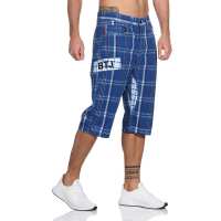 Herren 3/4  Kurze Hose Bermuda Shorts Karo Sommer /  Muster 4-29