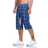 Herren 3/4  Kurze Hose Bermuda Shorts Karo Sommer /  Muster 4-29