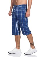 Herren 3/4  Kurze Hose Bermuda Shorts Karo Sommer /  Muster 4-34