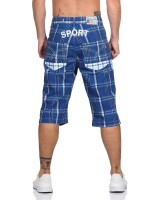Herren 3/4  Kurze Hose Bermuda Shorts Karo Sommer /  Muster 4-34