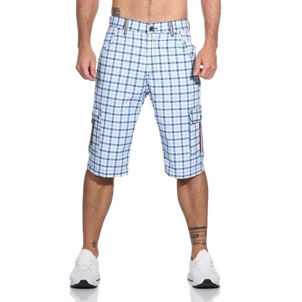 Herren 3/4  Kurze Hose Bermuda Shorts Karo Sommer /  Muster 5-29