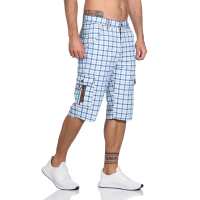 Herren 3/4  Kurze Hose Bermuda Shorts Karo Sommer /  Muster 5-29