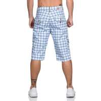 Herren 3/4  Kurze Hose Bermuda Shorts Karo Sommer /  Muster 5-29