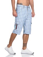 Herren 3/4  Kurze Hose Bermuda Shorts Karo Sommer /  Muster 5-31