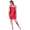 Damen kurzes Satin Negligé Nachtkleid Nachthemd Satin; Weinrot/S