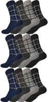 12 Paar Herren Socken Muster klassischer Form Freizeit...