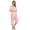 Damen Pyjama 2 teiliger Schlafanzug Hausanzug 3/4 Sommer; M L XL 2XL
