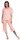 Damen Pyjama 2 teiliger Schlafanzug Hausanzug 3/4 Sommer; Aprikose/XL/42
