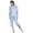 Damen Sommer Pyjama 2 teilig Schlafanzug 3/4 Hose; M L XL 2XL