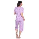 Damen Pyjama 3/4 Hose & Shirt Schlafanzug Hausanzug Sommer; M L XL 2XL