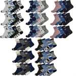 12 Paar Kinder Socken Jungen & Mädchen mit...