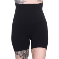 Damen Bauch-Weg-Effekt Formt Sofort Body Shaper Nahtlos Hohe Taille; Schwarz/M/L