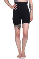 Damen Bauch-Weg-Effekt Formt Sofort Body Shaper Nahtlos Hohe Taille; Schwarz/M/L