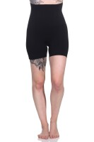 Damen Bauch-Weg-Effekt Formt Sofort Body Shaper Nahtlos Hohe Taille; Schwarz/M/L